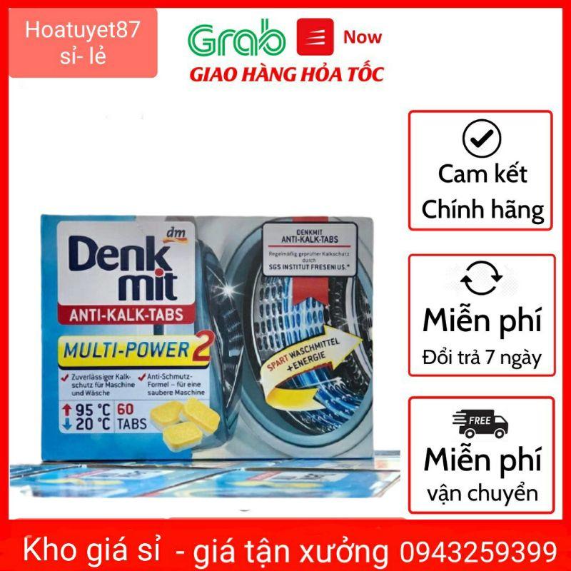 Viên tẩy lồng máy giặt Denkmit xét 5viên