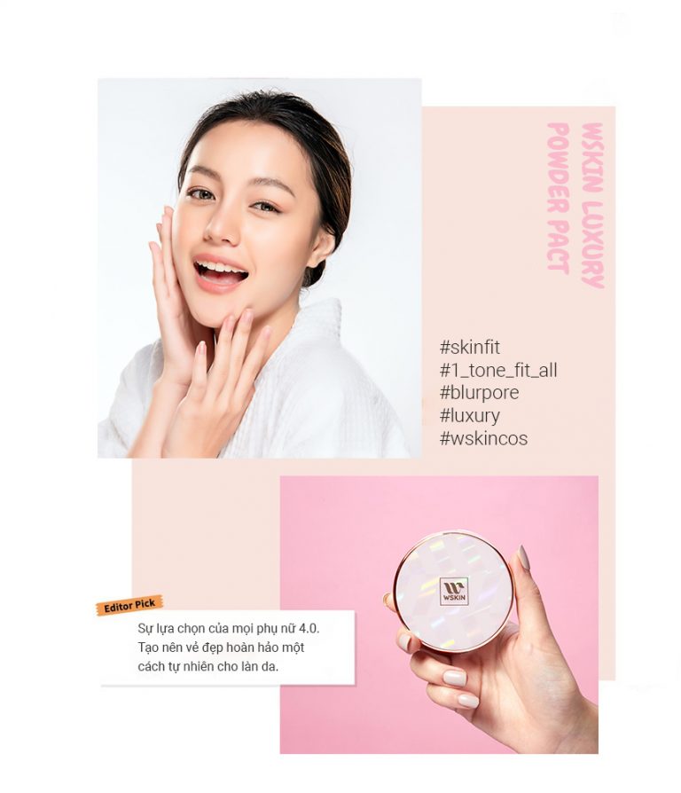 Phấn Nén Đông Y Cao Cấp Wskin Luxury Powder Pact