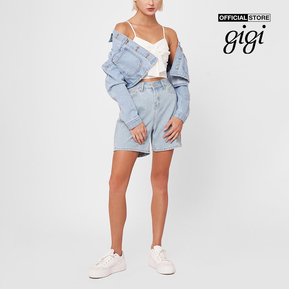 GIGI - Áo khoác denim nữ phom croptop thời trang G1603J211611