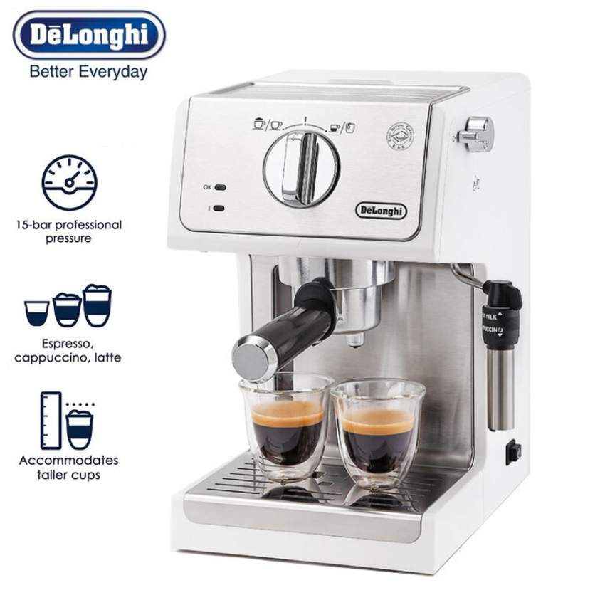 Máy pha cà phê Espresso Delonghi ECP35.31.W - HÀNG NHẬP KHẨU