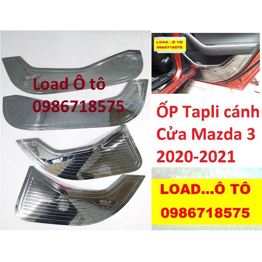 ỐP CHỐNG XƯỚC CÁNH CỬA MẪU LỚN MAZDA 3 2023-2020 TITAN CAO CẤP, ỐP TAPLI CỬA MAZDA 3 2020-2022