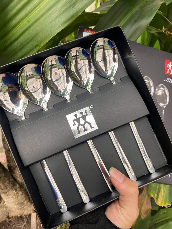 Bộ 5 thìa inox 304 Zwilling full box cao cấp ASSTAR
