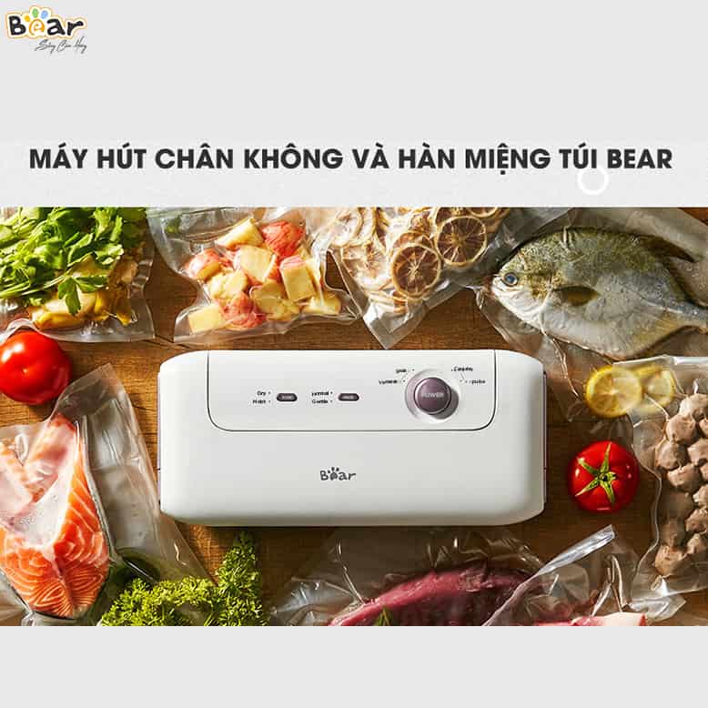 Máy hút chân không thực phẩm Bear VS-B01V1- Hàng chính hãng