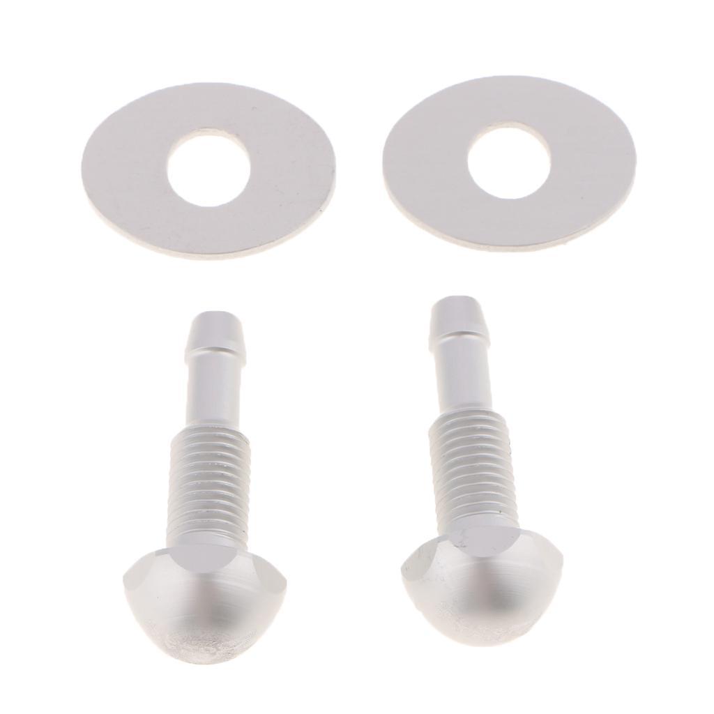 Car Vehicle Windshield Spray Nozzle On Front  Wiper Washer Spray