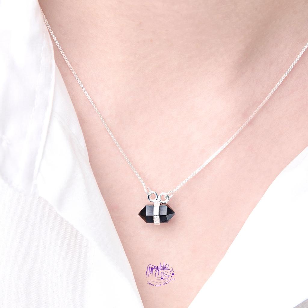 Dây chuyền Đá Thiên Nhiên Bạc 925 Bliss Size S 4 Màu SP004320 Gypsy.lala