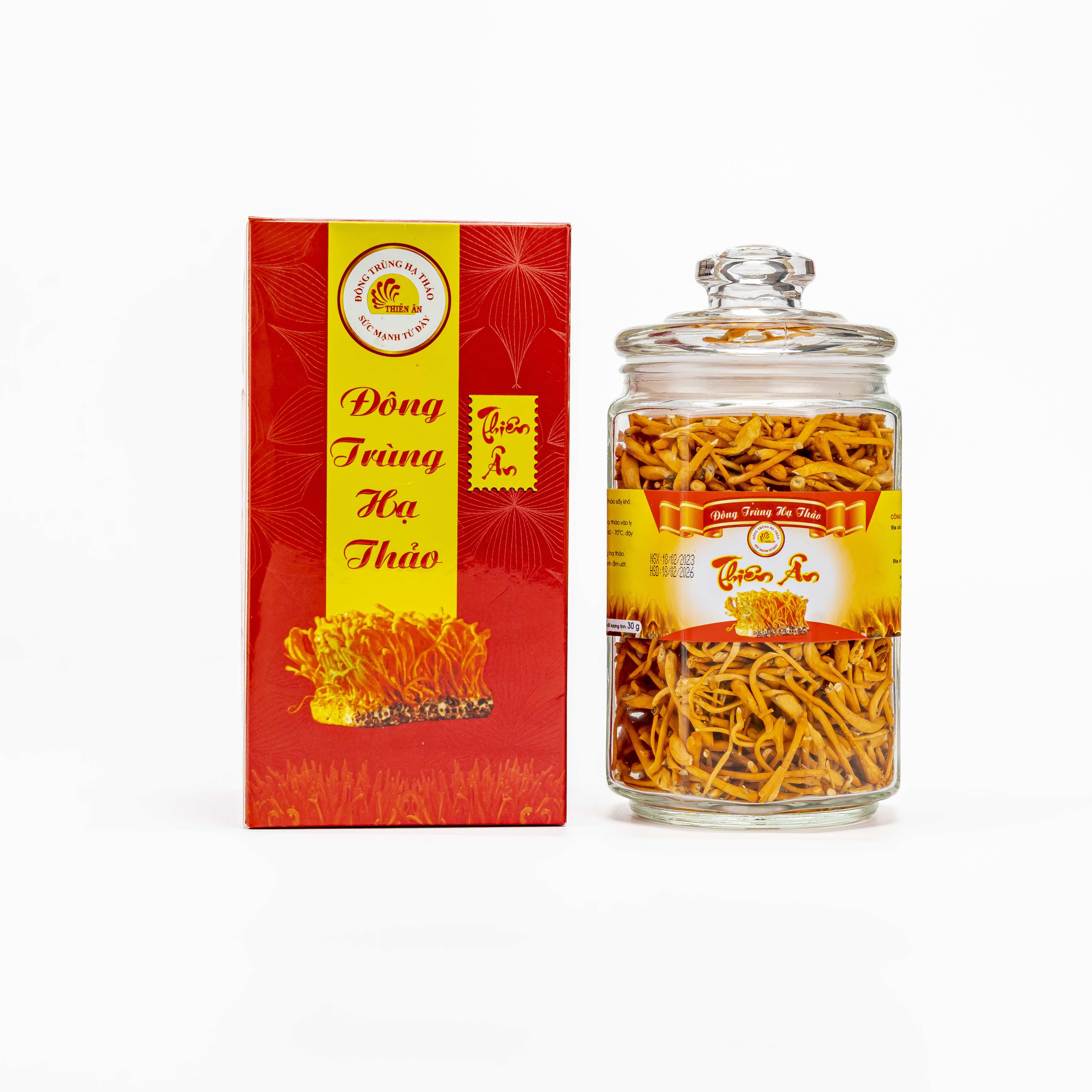 Đông Trùng Hạ Thảo Sấy Thăng Hoa Thiên Ân - Hũ 50g