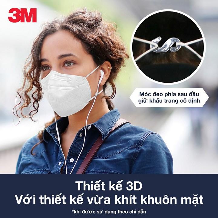 Khẩu trang 3M 9013 đạt chuẩn KF94 ngăn ngừa vi khuẩn lọc bụi mịn PM2.5