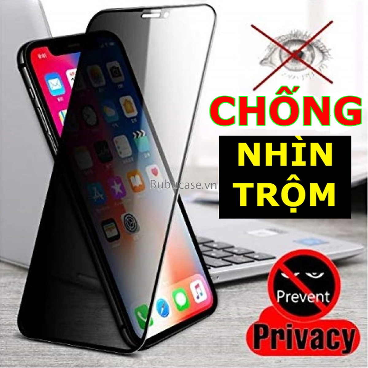 Kính Cường Lực Chống Nhìn Trộm Tê Giác Cho iPhone Full Màn Hình - Đã Có Cường Lực Cho iPhone 14 / 14 Pro / 14 Promax