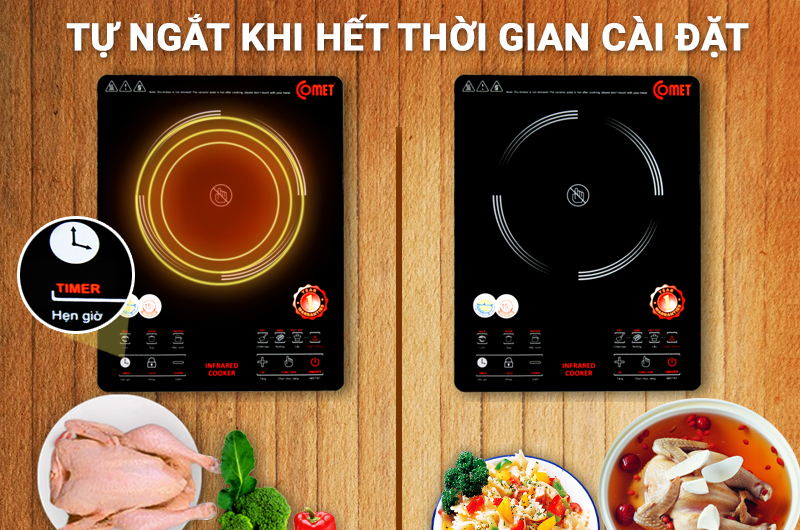 Bếp Hồng Ngoại Comet CM5536 - Hàng Chính Hãng