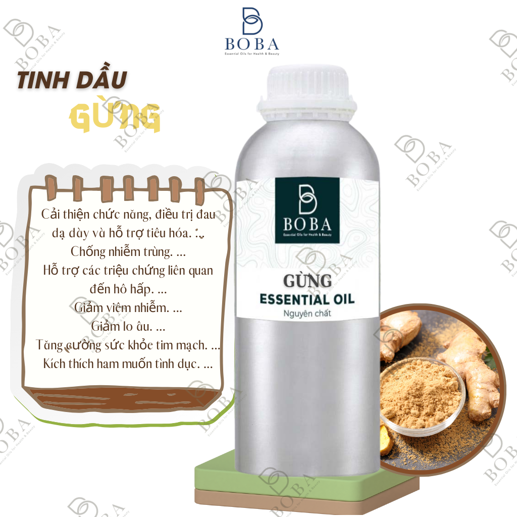 (HCM) Tinh Dầu Lít Nhập Ấn Khuếch Tán Hương Thơm, Xông Phòng, Thư Giãn, Kiếm Soát Mùi - BOBA NATURALS