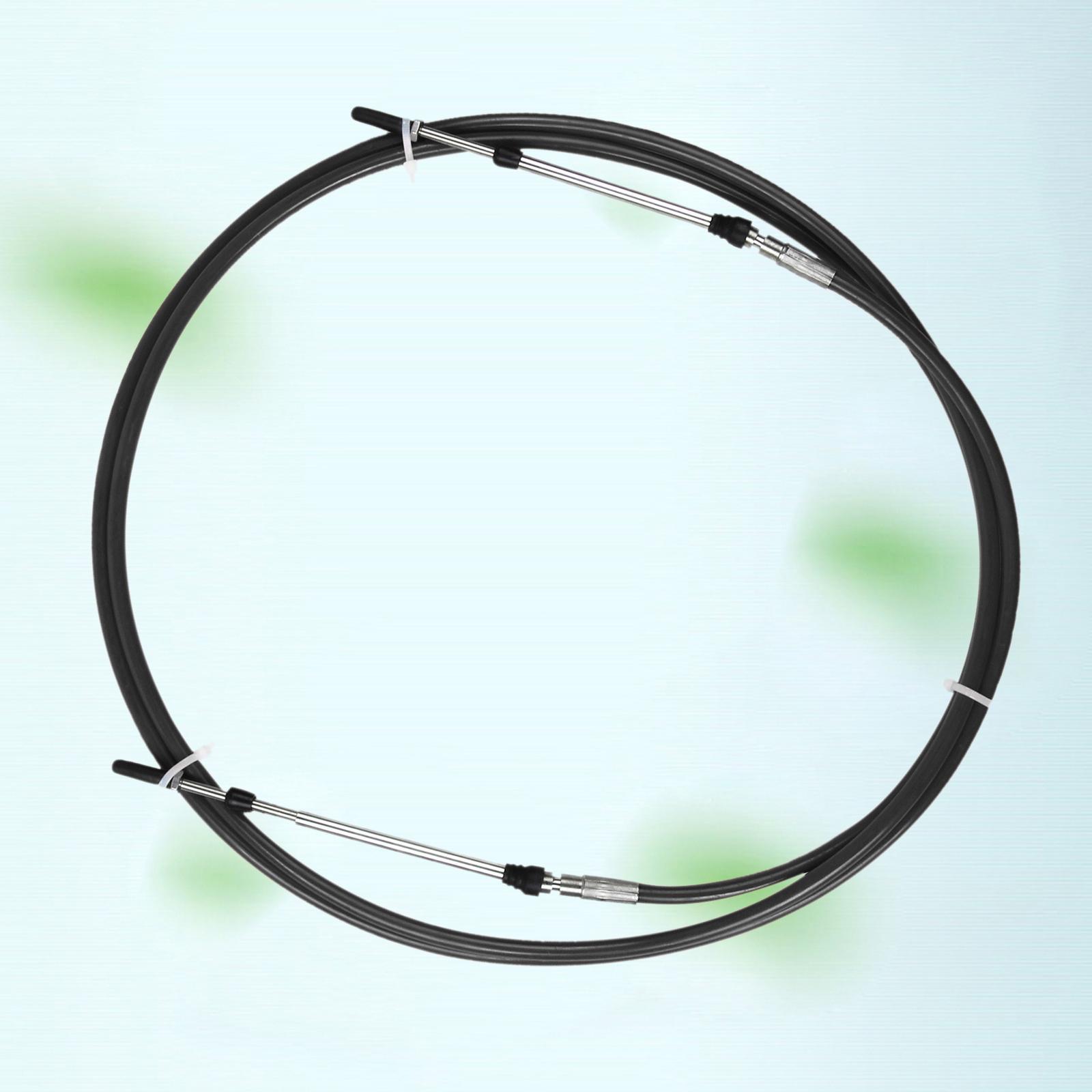 2x Throttle Remote Control Box Cable for Marine Outboard - 14 FT