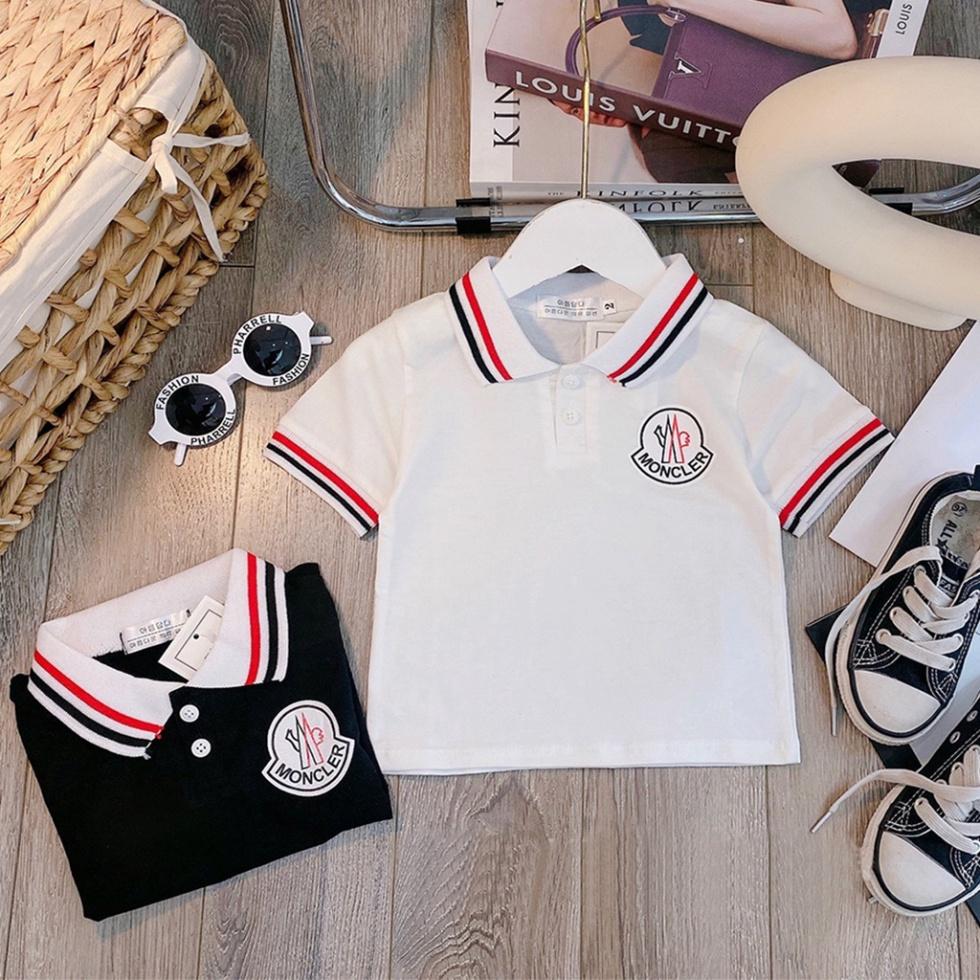 Áo polo cotton cộc tay trẻ em trơn đáng yêu cho bé trai từ 8-19kg LILIKIDS PL01