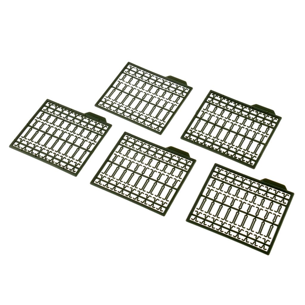 5pcs Boilie Stopper Lure Stops Hair Rig Extender Fishing Accessories Green