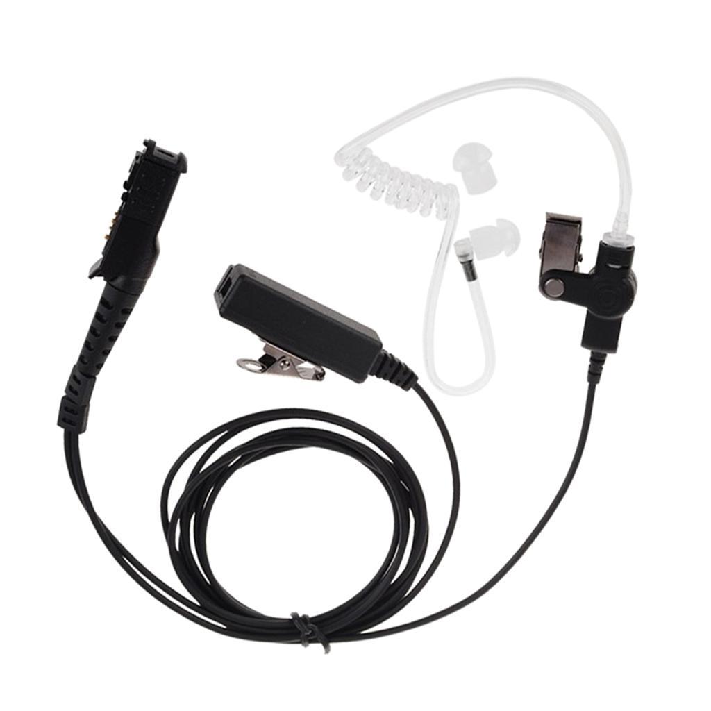 Covert Acoustic Tube Headset/Earpiece PTT Mic for  XPR3300 XPR3500