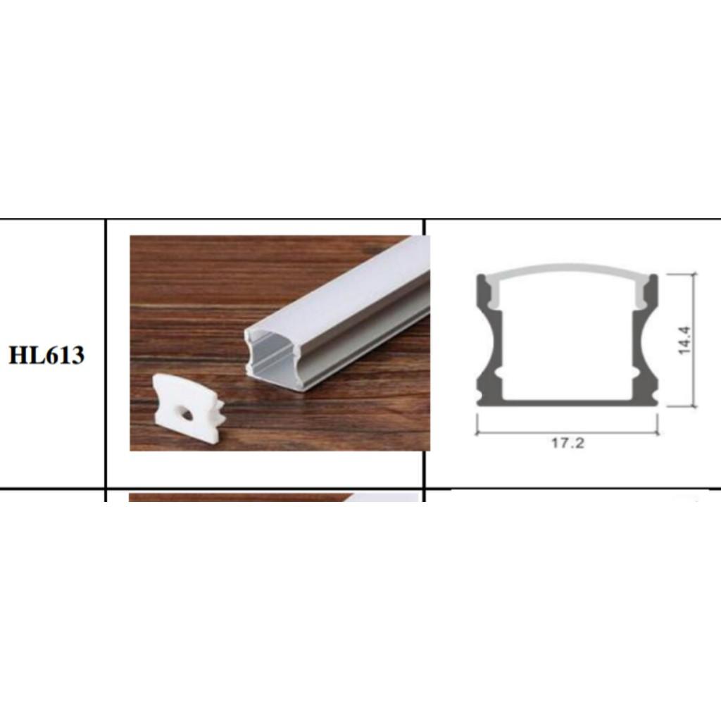 Thanh nhôm định hình đèn led-HL613