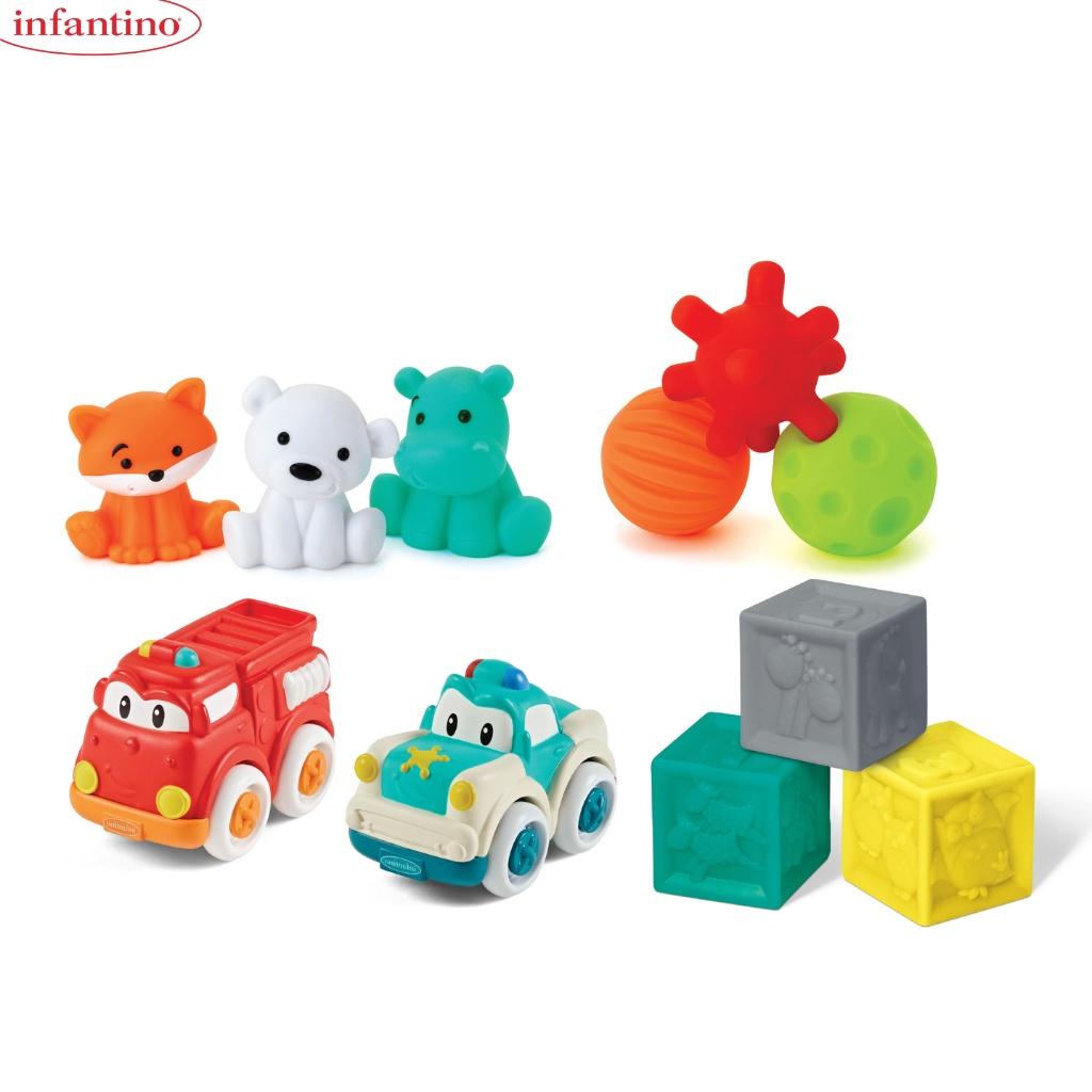 Đồ Chơi Tập Cầm Nắm Cho Bé INFANTINO - Bóng Cảm Giác Giúp Bé Phát Triển Toàn Bộ Kỹ Năng Của Đôi Tay Và Mắt