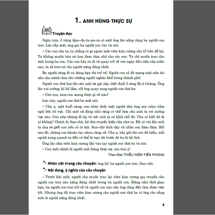 Sách - Tuyển chọn những truyện đọc hay cho học sinh lớp 5 (dùng chung cho các bộ sgk hiện hành) + HA
