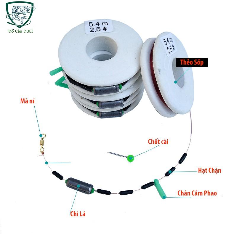 Dây trục câu đài buộc sẵn đầy đủ các kích thước, cước câu - Top1VN