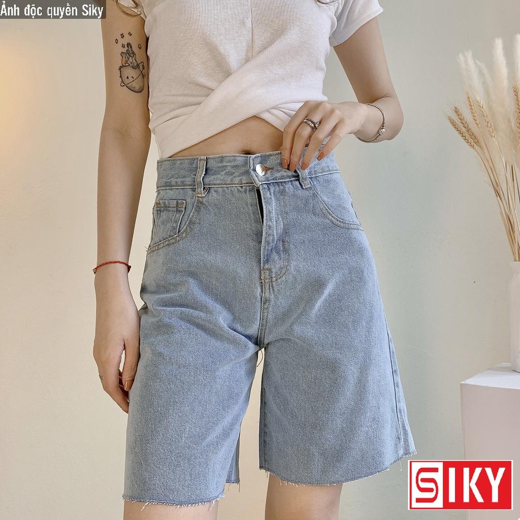 Quần short jean gấu rách SIKY - SJ03