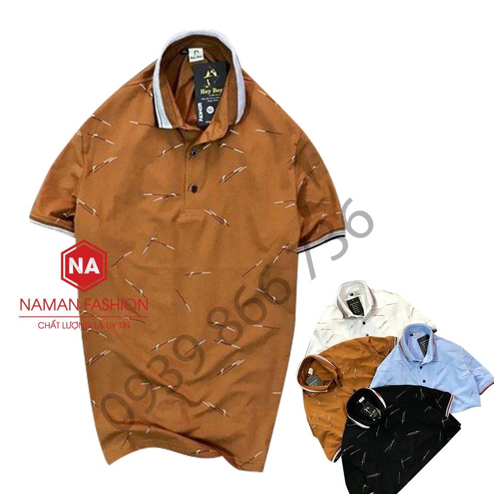 Áo Polo nam cổ bẻ phối Bồ Công Anh vải cá sấu Cotton xịn,chuẩn form,sang trọng-lịc lãm