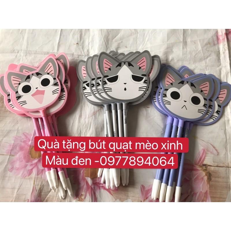 Bút quạt mèo xinh mực đen ️đồ dùng học tập cần thiết cho các con️