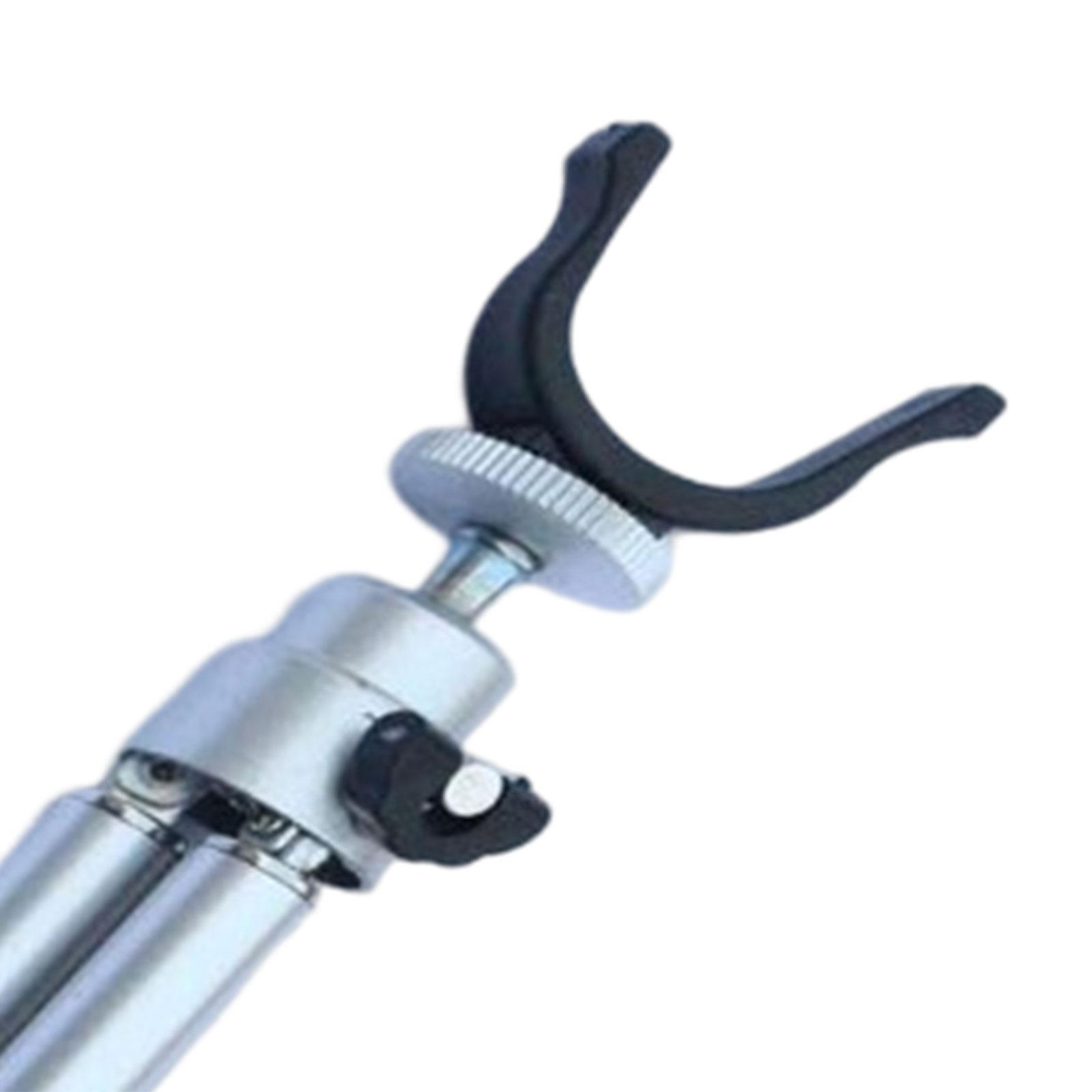 Fishing Pole Holder Ice Fishing Rod Tripod Alloy Fishing Gear Collapsible Folding Triangle Ice Fishing Rod Bracket Tripod Fishing Rod Holder