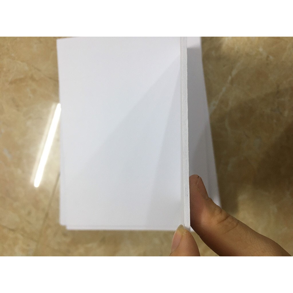 Bìa fomex formex trắng 5mm A3 30x40cm làm mô hình kiến trúc trưng bày, kệ sách, kệ mỹ phẩm để bàn, vách ngăn