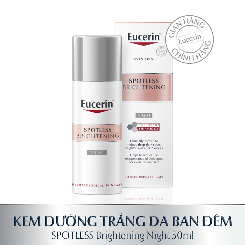 Kem dưỡng đêm giảm thâm nám &amp; sáng da Eucerin Spotless Brightening 50ml