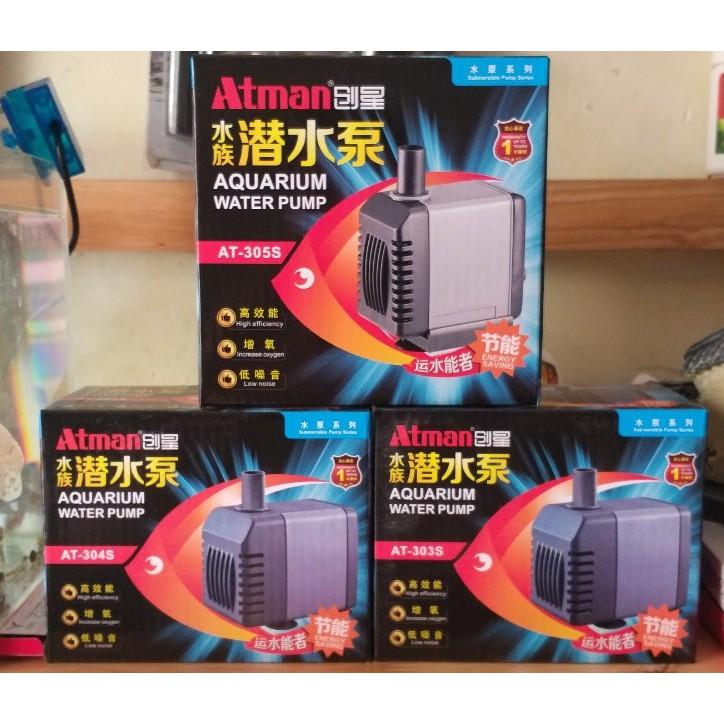 Máy Bơm Nước Hồ Cá Atman 303S, 304S, 305S, 306S dành cho hồ cá cảnh, hòn non bộ