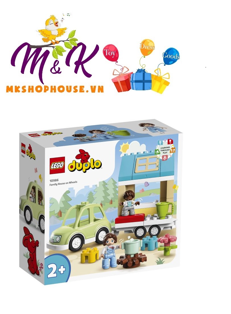 LEGO Duplo 10986 Ngôi Nhà Di Động Cho Gia ĐÌnh (31 Chi Tiết)