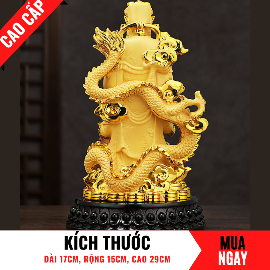 Tượng Thần Tài Trang Trí Phong Thủy Cao 29cm Giúp Tăng Cường Sự Giàu Có Và Thịnh Vượng