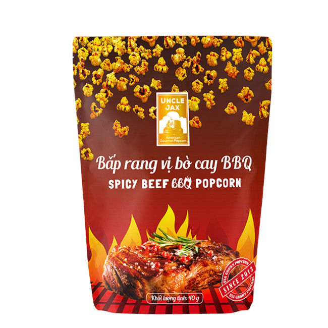 Bắp rang Uncle Jax vị Bò cay BBQ