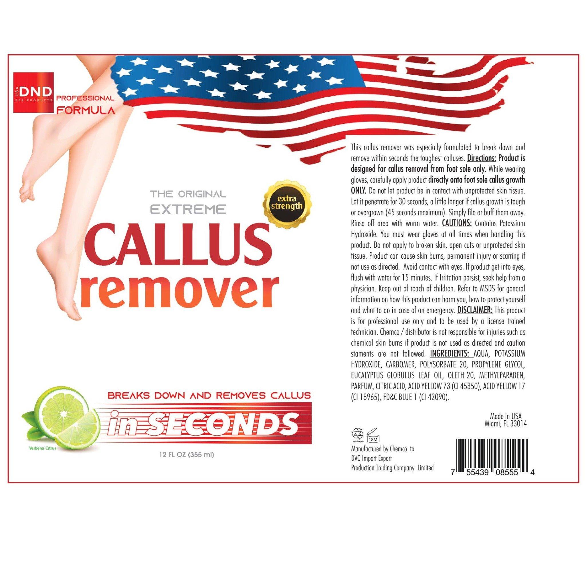 Mềm gót DND Callus Remover 355 ml