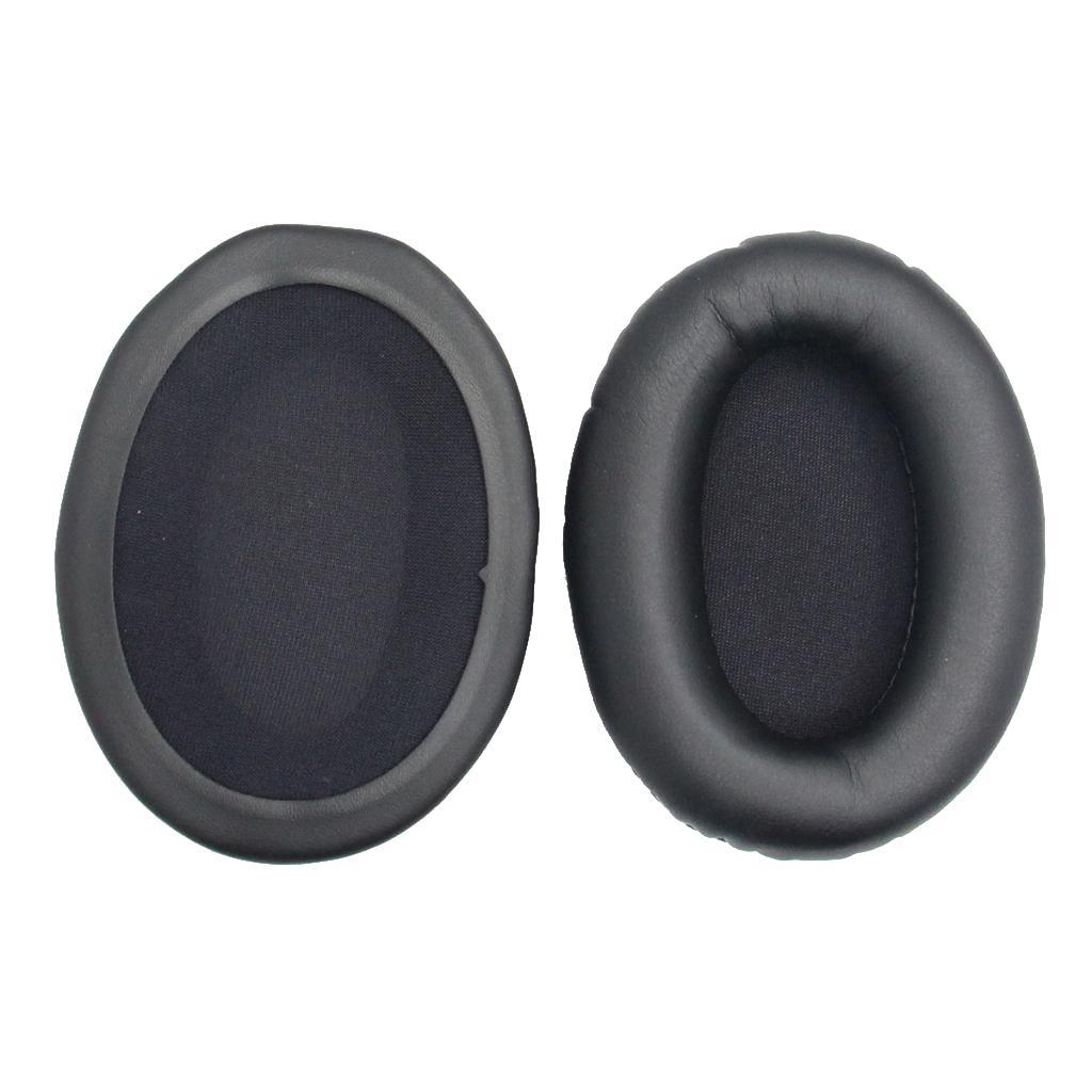 2X Ear Pads Cushions Compatible For Hyperx Cloud II Black Earpads