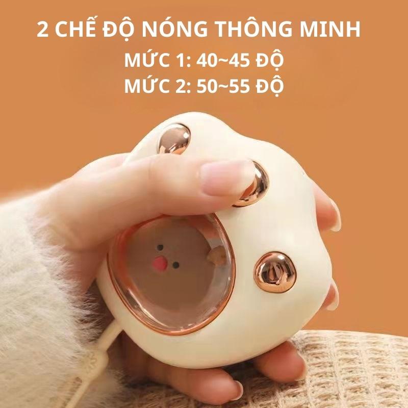 Máy sưởi mini cầm tay quạt sưởi ấm mùa đông massage thông minh cao cấp nhỏ gọn bỏ túi