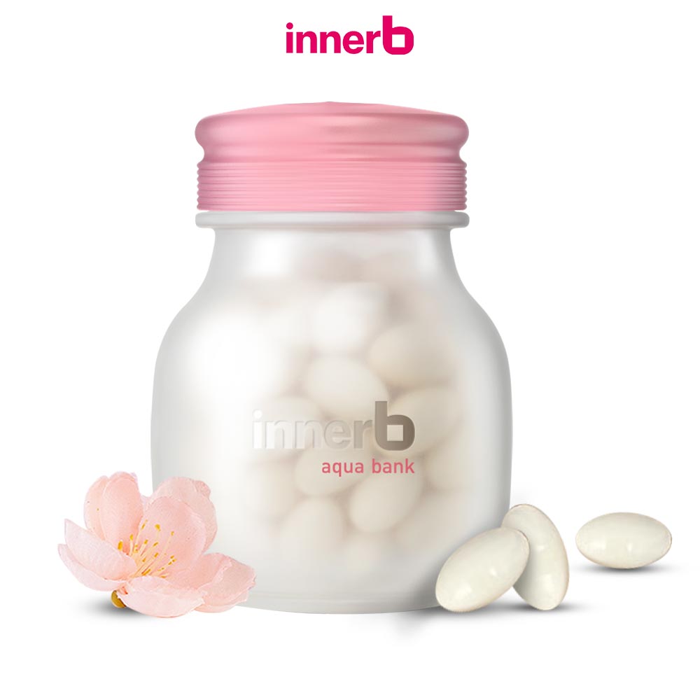 Combo 2 thực phẩm bảo vệ sức khỏe Innerb Aqua Bank lọ 56 viên - Sản Phẩm Chính Hãng