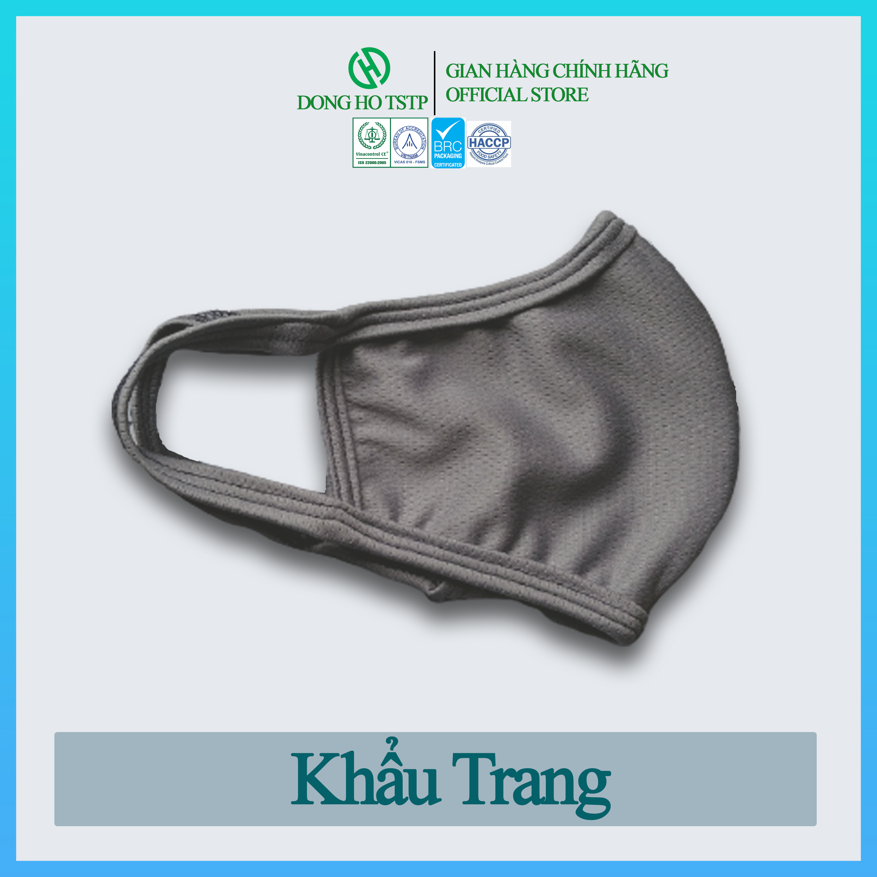 Combo hộp 4 cái Khẩu trang vải 3 lớp thời trang cao cấp