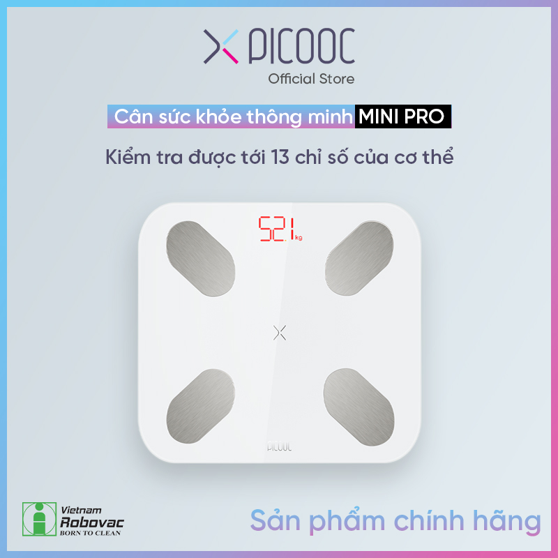 CÂN SỨC KHỎE THÔNG MINH PICOOC MINI Pro_Bảo hành 12 tháng_Hàng chính hãng