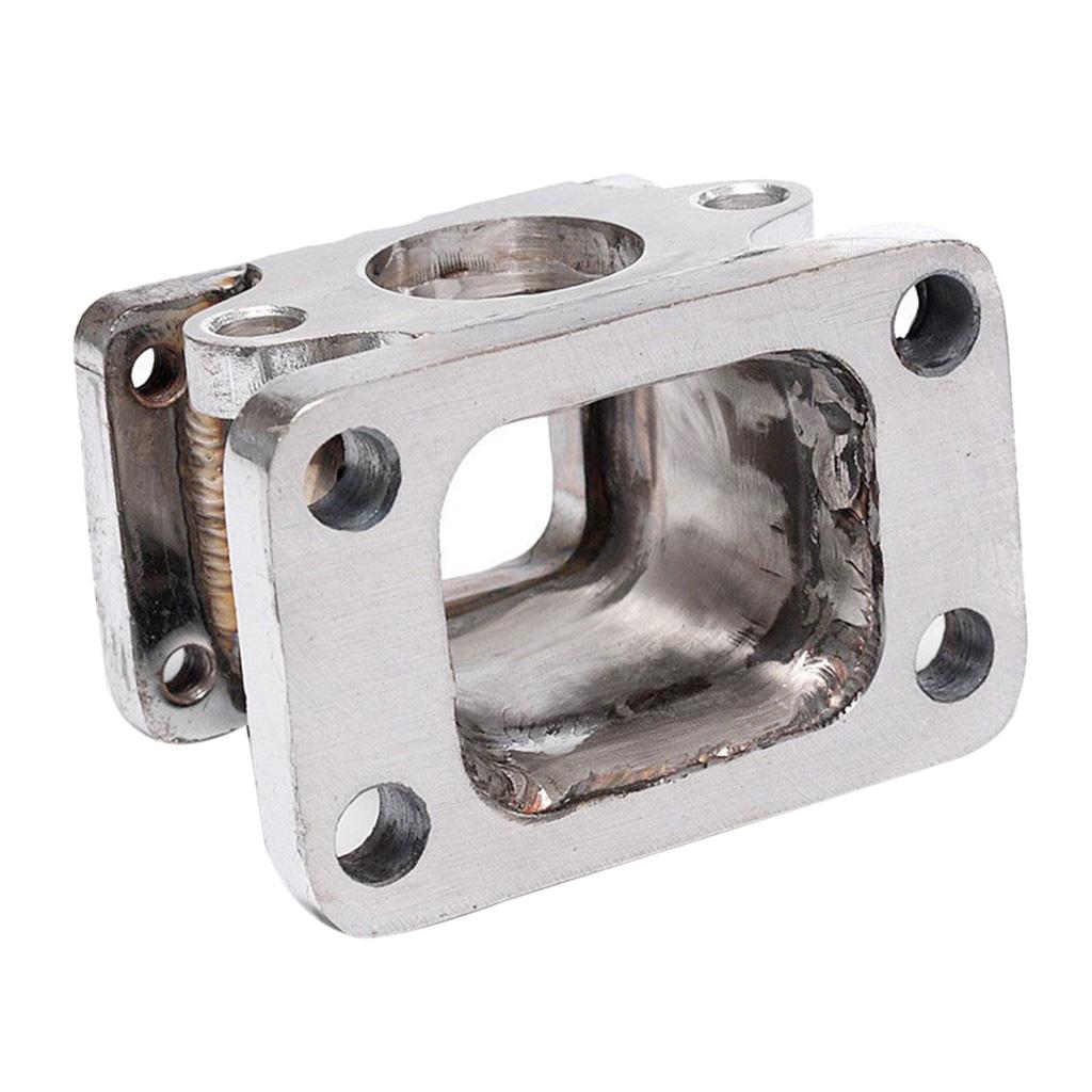 T25 T2 to T3 Car Exhaust Adapter Flange 38mm Turbo Wastegate Conversion Silver