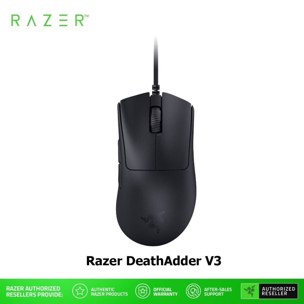 Chuột có dây Razer DeathAdder V3-Ultra-lightweight Ergonomic Esports Mouse_Mới, hàng chính hãng