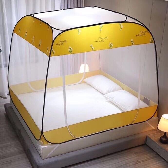 Màn ngủ tự bung gấp gọn, Mùng Chụp, Màn Chụp Tự Bung, Màn ngủ chống muỗi 1m8 x 2m, Dễ dàng tiện lợi, bền đẹp