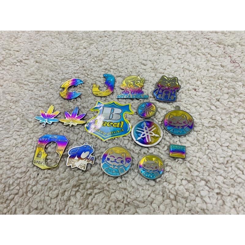 Sticker logo titan siêu rẻ đẹp