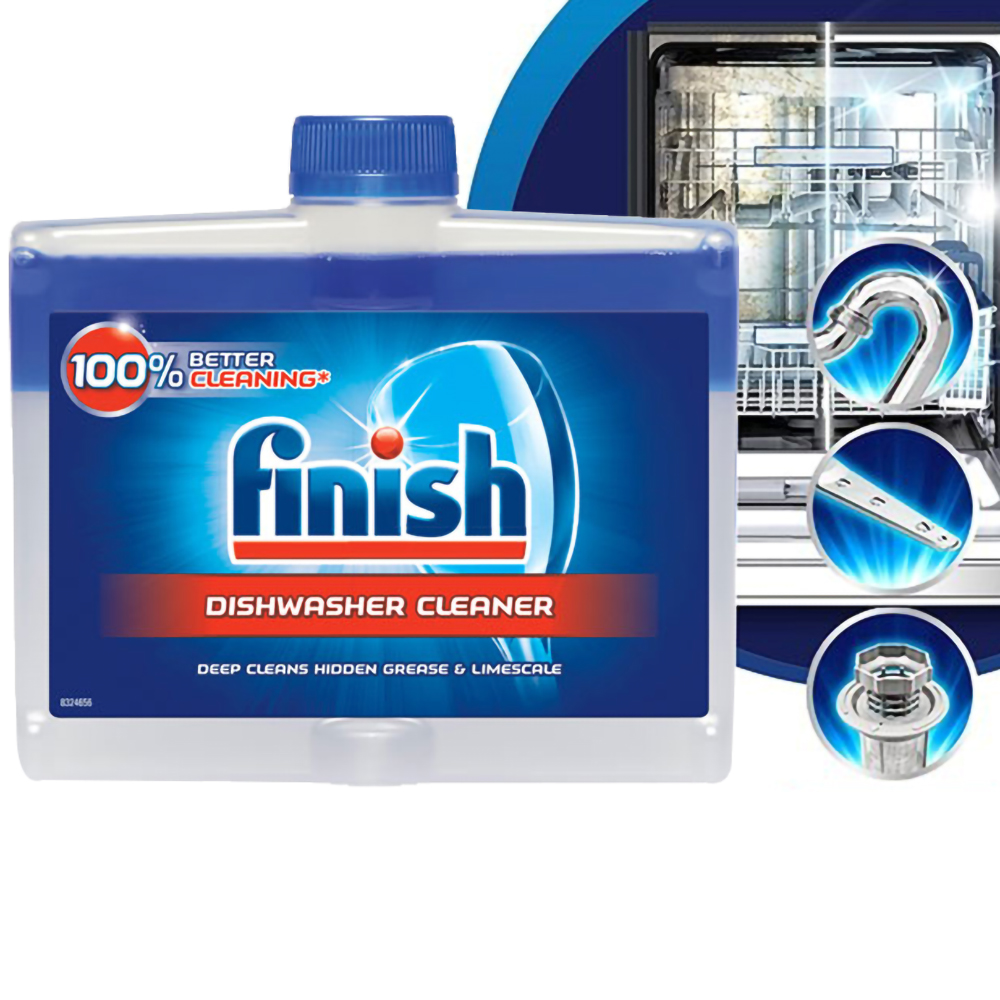 Dung dịch tẩy rửa máy rửa chén Finish Dishwasher Cleaner 250ml QT017386