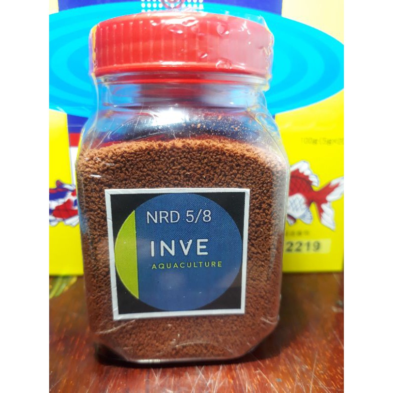 Thức Ăn Cho Cá Cảnh Cám INVIE 5/8 - Dành Cho Cá Lớn  Guppy, Bình tích, 7 mày, Beta. Cá ham ăn, mau lớn, mập ú, màu đẹp. Không sình bụng, Đục nước.