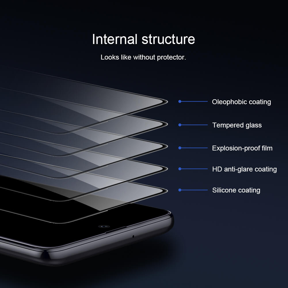 Miếng dán cường lực 3D full màn hình cho Samsung Galaxy Note 10 Lite / Galaxy A71 hiệu Nillkin CP + Max - Hàng chính hãng