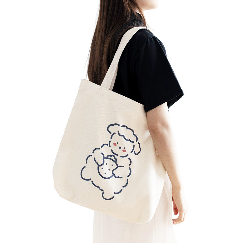 Túi Vải Tote Bag XinhStore Đeo Vai Họa Tiết Thú Bông