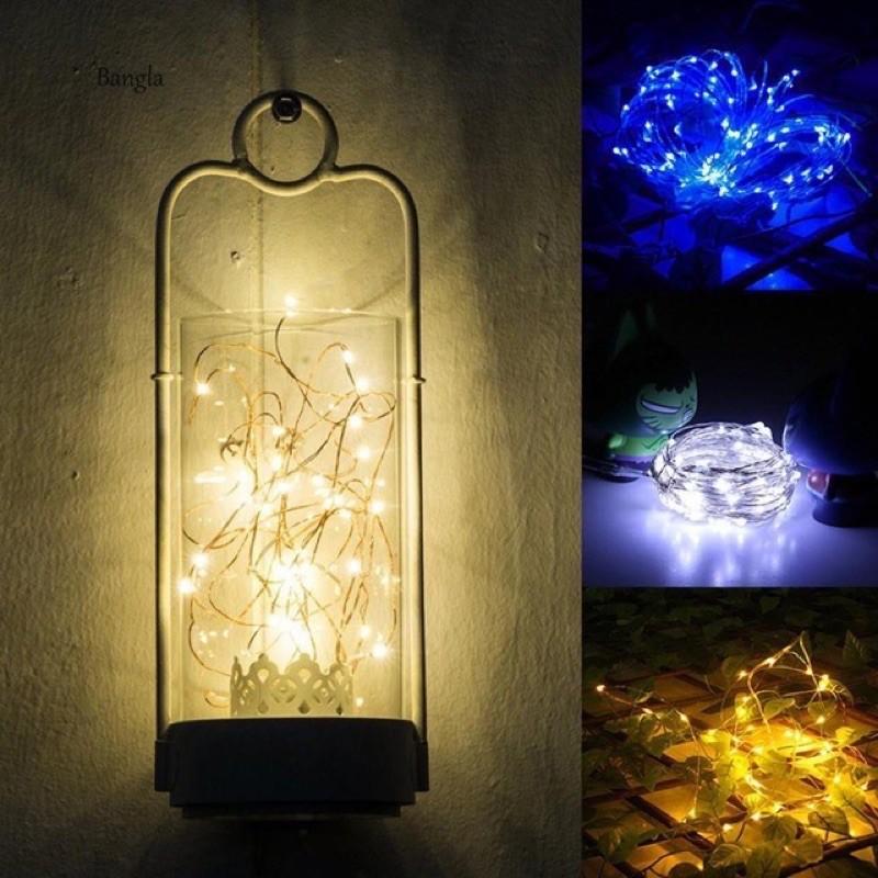 Dây đèn led dùng pin dài 2m dùng để trang trí