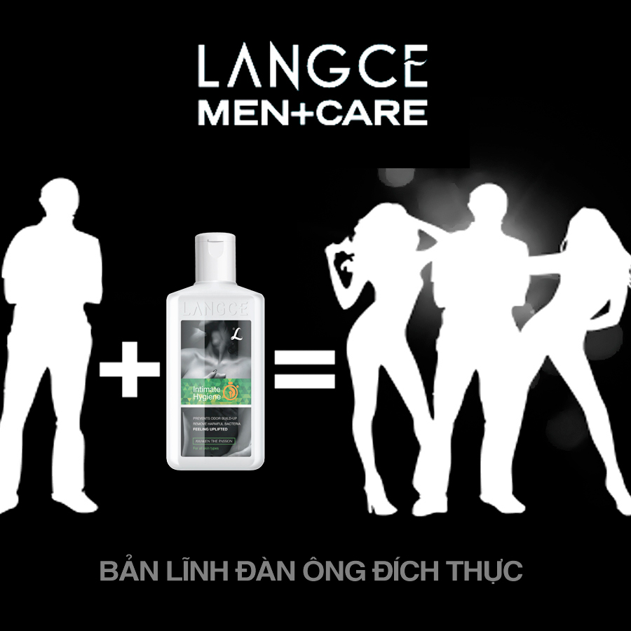 GEL VỆ SINH VÙNG KÍN NƯỚC HOA ĐÁNH THỨC ĐAM MÊ 100ml LANGCE dành cho Nam