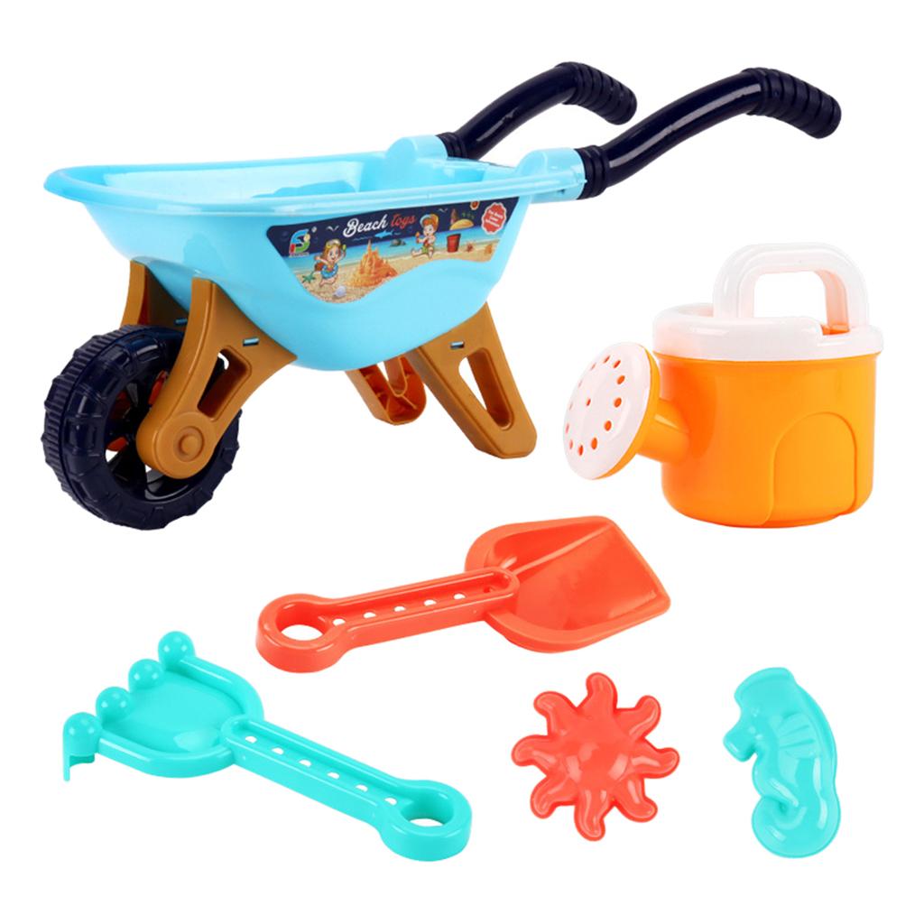 1 Set Beach Sand Toys Shovels Rakes Outdoor Tools Kit for Kids Toddlers Boys and Girls Reusable