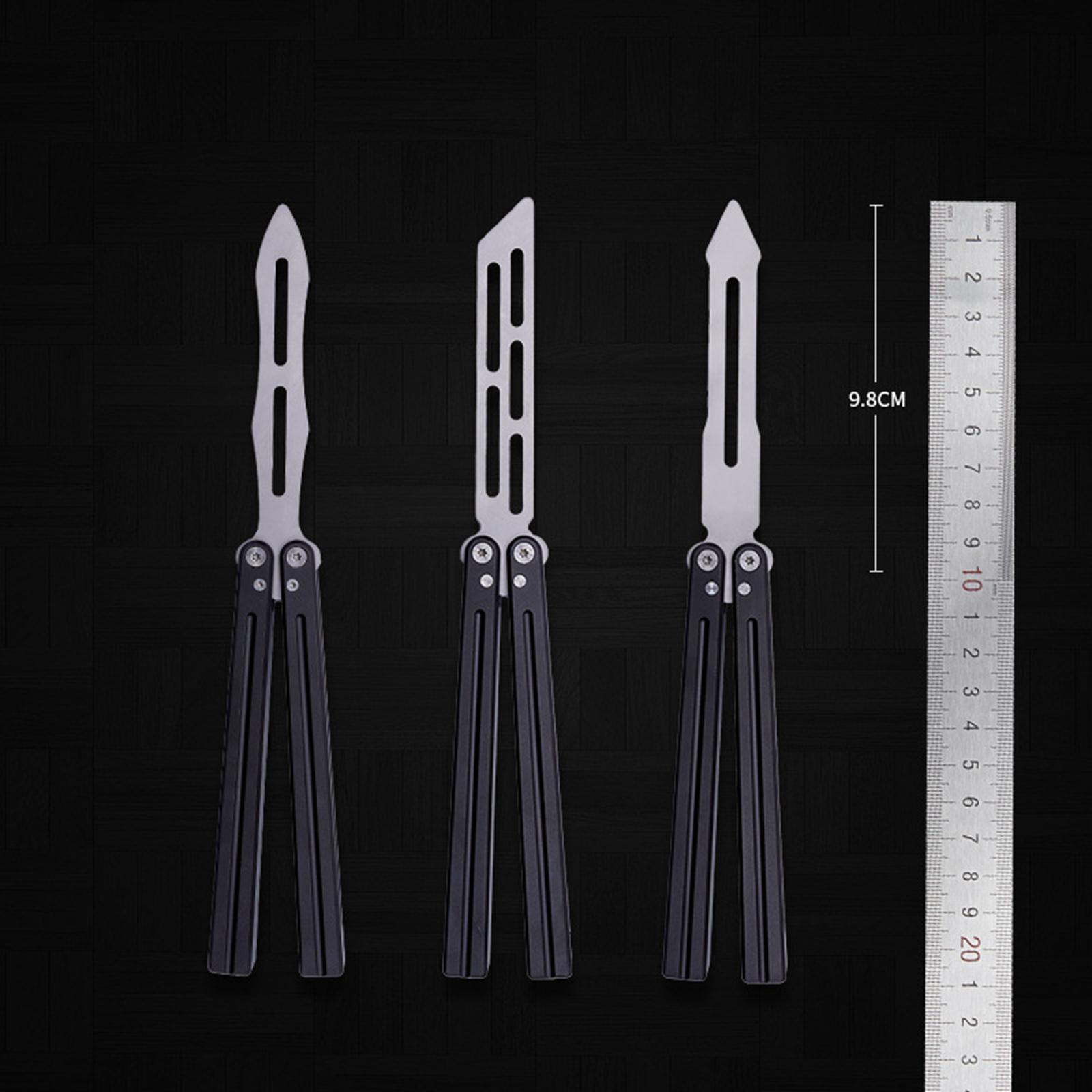 Butterfly Toy Tool Metal Training Tool Dull Blade Folding Dull Tool Trainer